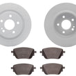 295MM Rear Coated Disc Brake Rotors & Pads for Mercedes Benz CLA250 2020-2025
