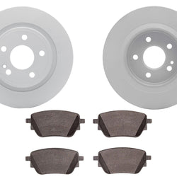 295MM Rear Coated Disc Brake Rotors & Pads for Mercedes Benz CLA250 2020-2025