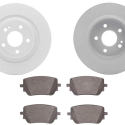 302MM Rr Coated Brake Disc Rotors Brake Pads for Mercedes Benz GLB250 2020-2025