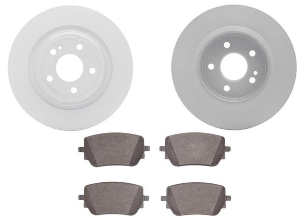 302MM Rr Coated Brake Disc Rotors Brake Pads for Mercedes Benz GLB250 2020-2025
