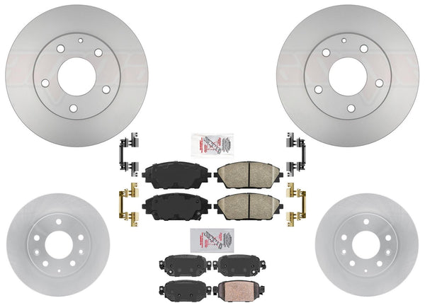 F&R Disc Brake Rotors Ceramic Pads For Mazda CX-3 2019 2020 2021 All Wheel Drive