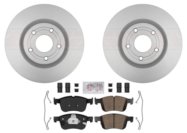 Front GEO Coated Disc Brake Rotors & Pads For Ford Bronco Sport 2021 2022 2024
