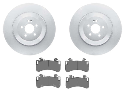 Front Coated Disc Brake Rotors & Pads for Mercedes Benz EQE350 EQE500 2023 2024