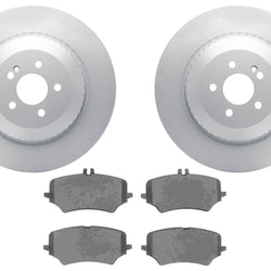 Rear Coated Disc Brake Rotors & Pads for Mercedes Benz EQE350 EQE500 2023-2024