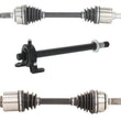 Front Left & Right CV Axles & Half Shaft For Honda Civic 2.4L 2012 2013 14 2015