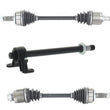 Front CV Axles & Half Shaft For Honda Accord 2.4L 08-12 Automatic Transmission