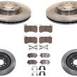 Disc Brake Rotors Disc Brake Pads for Land Rover Discovery 2018-2020 3.0L Gas