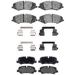 Front Rear Ceramic Disc Brake Pads for Land Rover LR4 2010 2012 2013 2014 2016