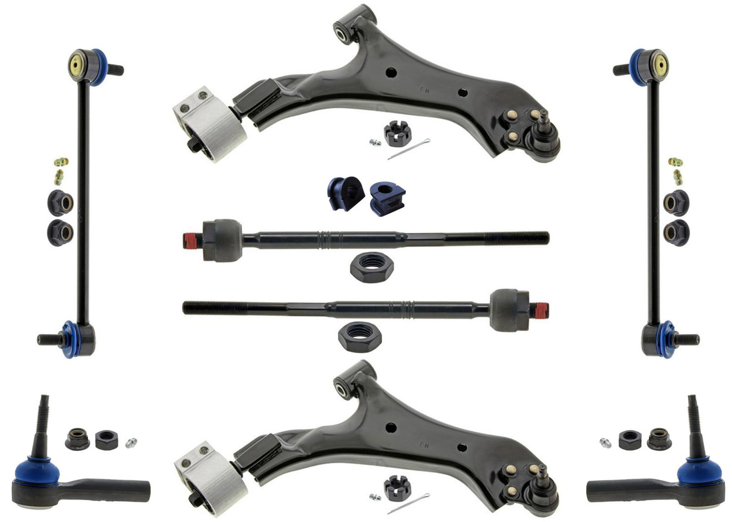 Mevotech Front Low Control Arms Ball Joints for Chevrolet Equinox 2010 2015 2017