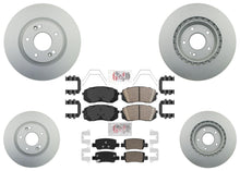 Front Rear Coated Brake Rotors Pads For KIA Seltos 21-24 AWD Turbo Electric PB