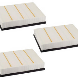 3 Pack Engine Air Filter For Chevrolet Silverado 2500 HD 6.6L 2011 2012 15 2016