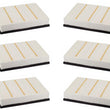 6 Pack Engine Air Filter For Chevrolet Silverado 2500 HD 6.6L 2011 2012 15 2016