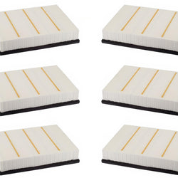 6 Pack Engine Air Filter For Chevrolet Silverado 2500 HD 6.6L 2011 2012 15 2016