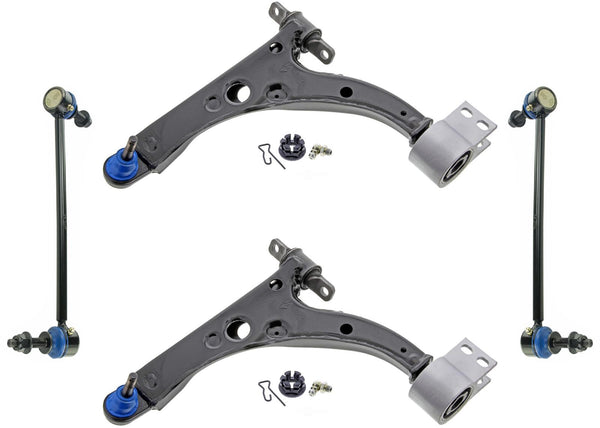 Mevotech Fr Lower Control Arms Sway Bar Links for Chevrolet Cruz 2016 2017 2019