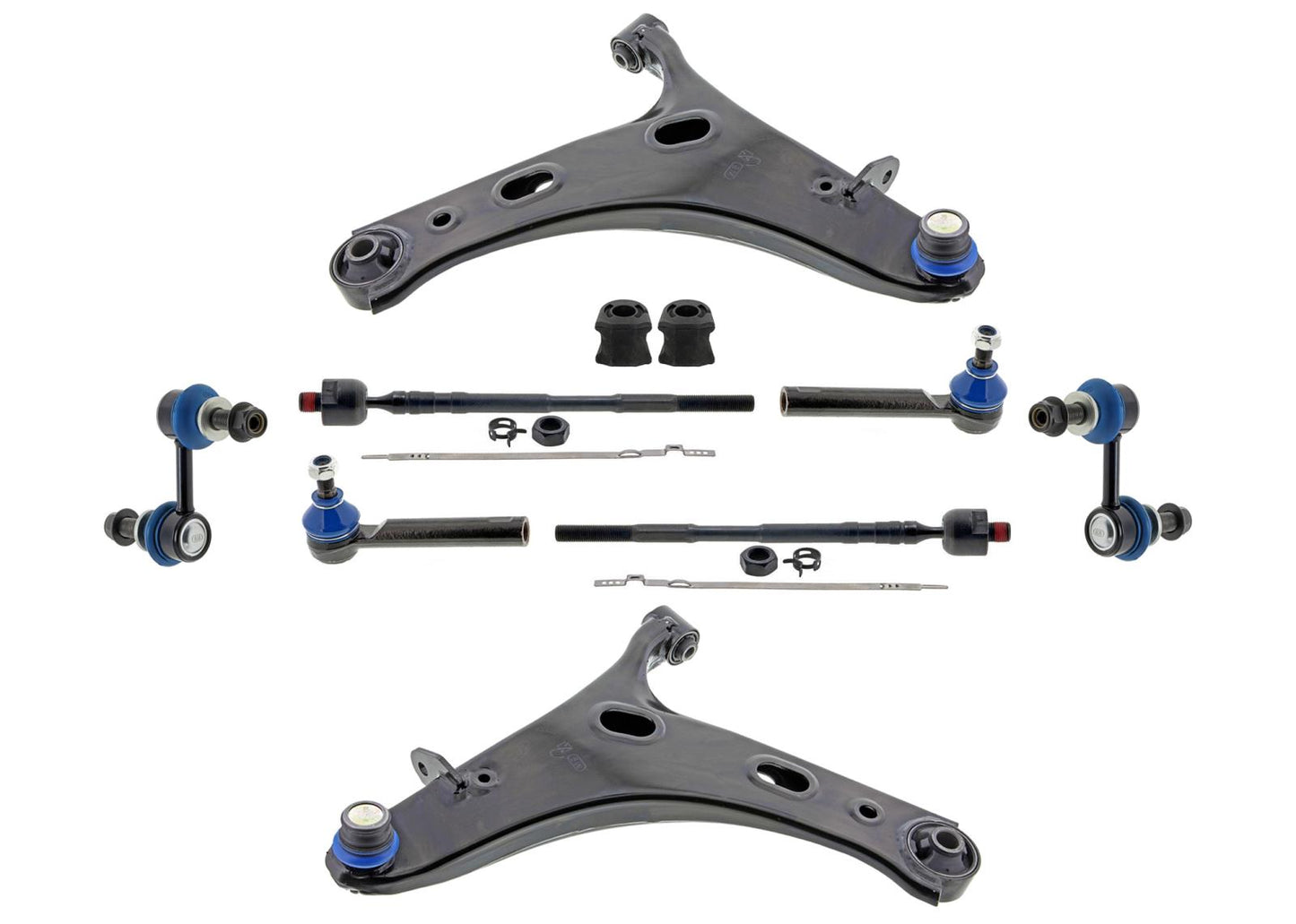 Mevotech Front Lower Control Arms & Ball Joints For Subaru Forester 2004-2018