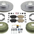 Coated Brake Rotors & Brake Pads Brake Drums for Toyota Rav4 Rav-4 2001-2002