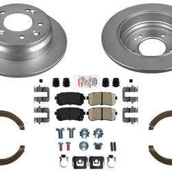 Coated Brake Rotors & Brake Pads for KIA Sportage 2011-2015 Front Wheel Drive