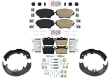 Front Rear Ceramic Disc Brake Pads Parking Shoes for Toyota Rav4 Rav-4 2004-2005
