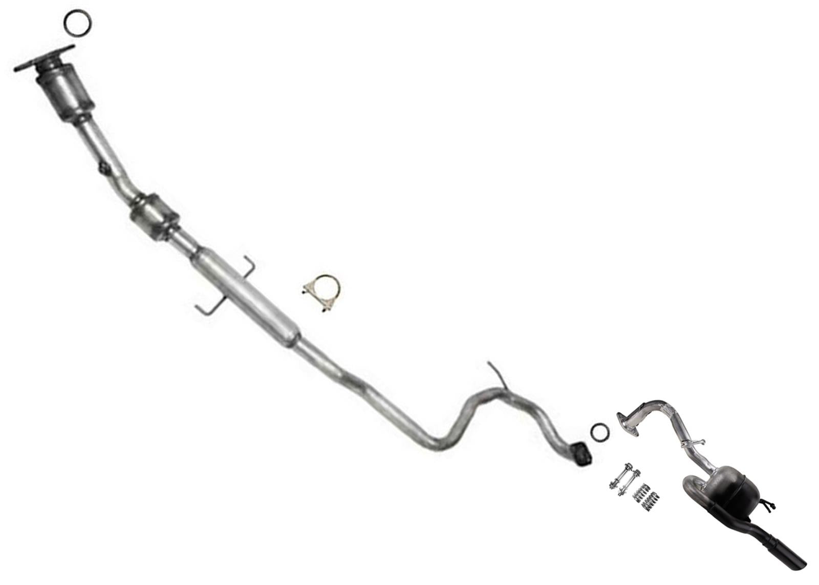 Catalytic Converter Pipe Resonator Rear Muffler for Scion XD 2008 2009 2010 2012