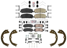 Front & Rear Disc Brake Pads Parking Brake Shoes For Nissan Titan 2017-2024