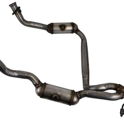 Dual L&R Catalytic Converter Engine Y Pipe for Jeep Wrangler 2010-2011 3.8L
