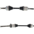 Front CV Axles For G20 93-1996 Limited Slip Differential Automatic Transmission
