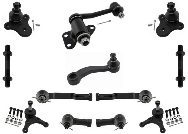 Idler Arm Pitman Arm Tie Rods Ball Joints for Mazda B2000 B2200 1981-1984