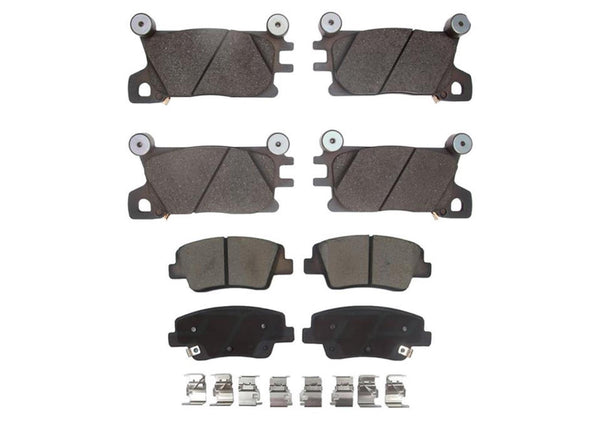 Front & Rear Disc Brake Pads for Genesis GV70 22-24 w/ 4 Piston Genesis Brem Bo