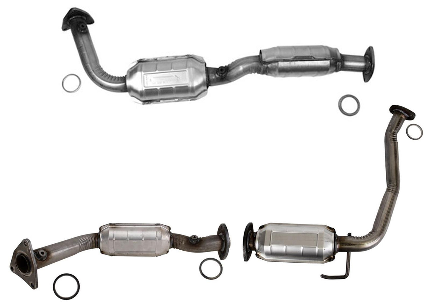Left Front and Rear Right Catalytic Converters for Toyota Sequoia 2008 2010 2022