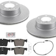 Front GEO Coated Disc Brake Rotors Disc Brake Pads For BMW 320i 2013 2015 2018