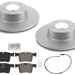 Front GEO Coated Disc Brake Rotors Disc Brake Pads For BMW 320i 2013 2015 2018