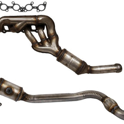 Left Tubular Catalytic Converter Right Converter for Ford Mustang 2015 2020 5.0L