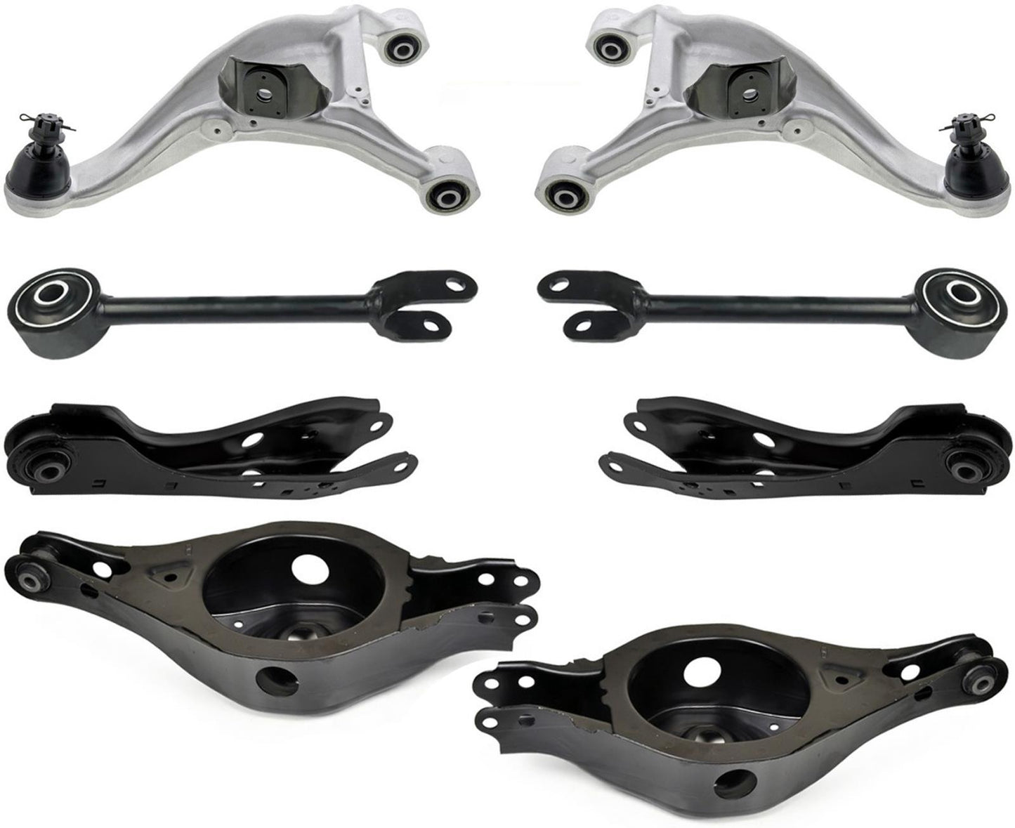 Rear Upper & Lower Control Arms For Nissan Murano 2009 2010 2011 2012 2013 2014