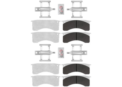 Fleet Duty Galvanized Disc Brake Pads For GM Silverado 4500HD 5500HD 6500HD
