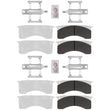 Fleet Duty Galvanized Disc Brake Pads For GM Silverado 4500HD 5500HD 6500HD