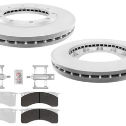 Front Disc Brake Rotors & Disc Brake Pads For GM Silverado 4500HD 5500HD 6500HD