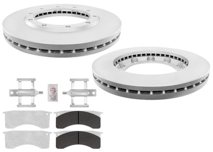 Front Disc Brake Rotors & Disc Brake Pads For GM Silverado 4500HD 5500HD 6500HD