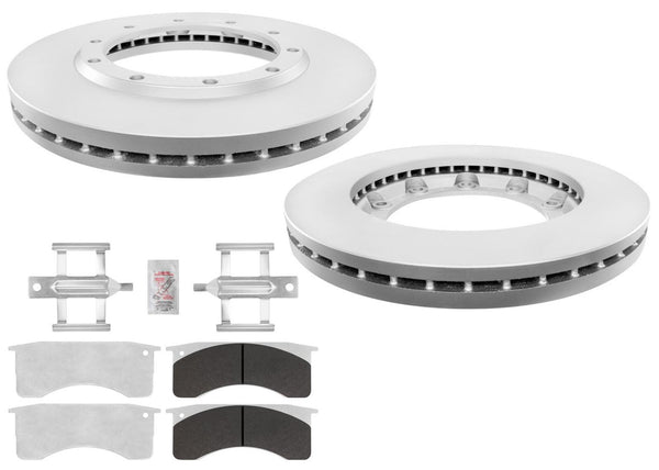Front Disc Brake Rotors & Disc Brake Pads For GM Silverado 4500HD 5500HD 6500HD