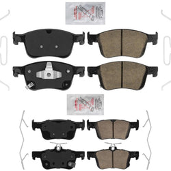 Front and Rear Ceramic Disc Brake Pads For Honda Civic Si R 2022 2023 2024