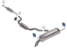 Weld on Resonator Pipe Rear Mufflers Exhaust System for Ford C-Max 2013-2018