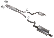 Rear Mufflers Dual Exhaust System Resonator for Ford Mustang 2015-2017 3.7L V6