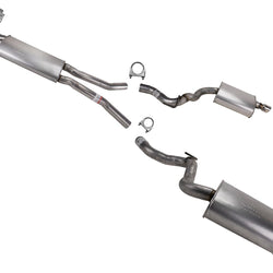 Rear Mufflers Dual Exhaust System Resonator for Ford Mustang 2015-2017 3.7L V6