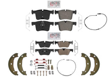 Front & Rear Disc Brakes Pads Parking Shoes Sensors for BMW 320i 2013 2015 2018