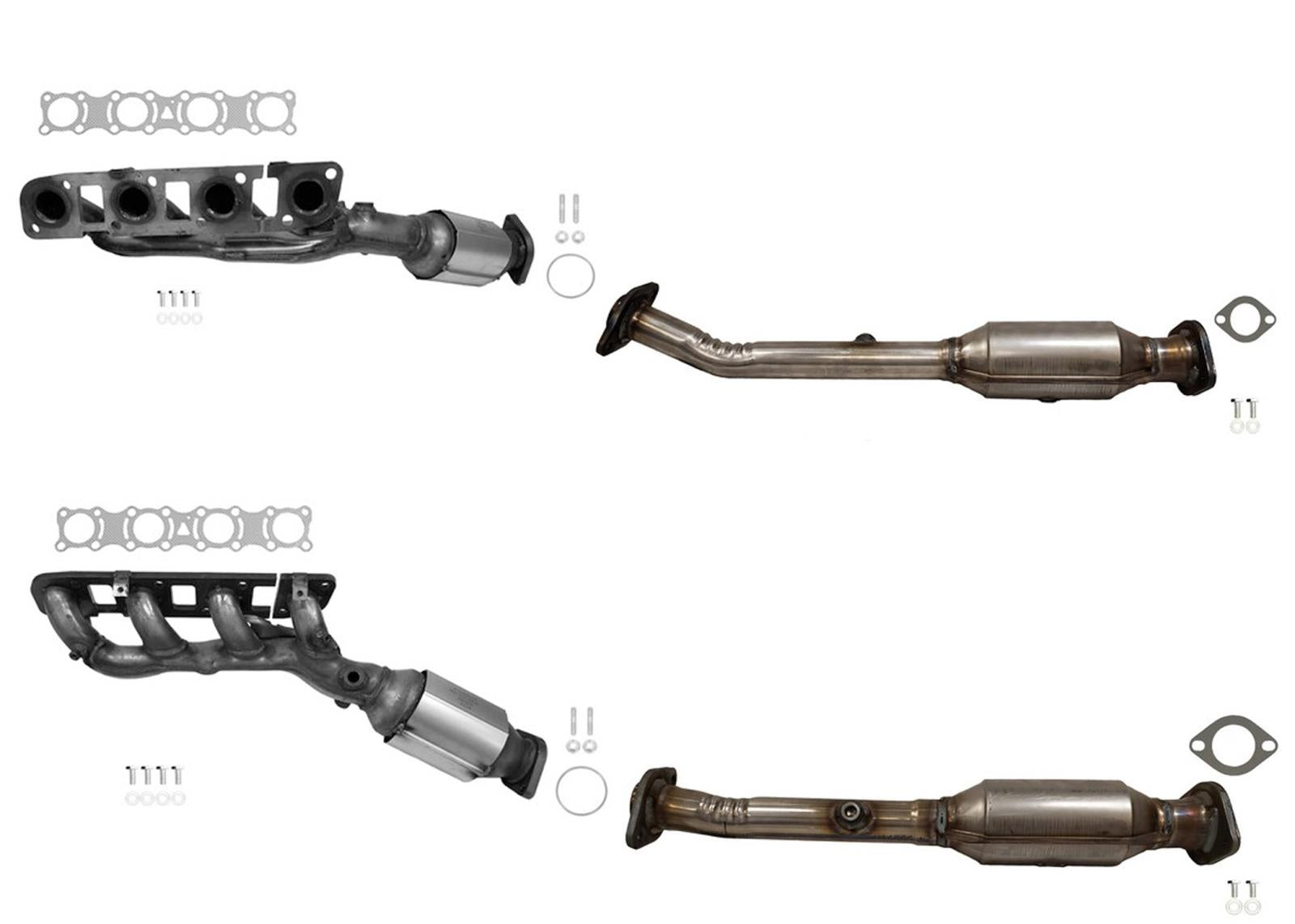 (4) Upper Lower Left & Right Catalytic Converters for Nissan Armada 2017-2020
