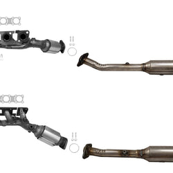 (4) Upper Lower Left & Right Catalytic Converters for Nissan Armada 2017-2020