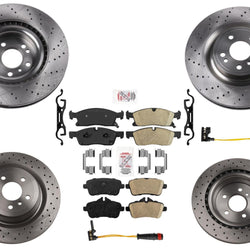 Sport Package Disc Brake Rotors Brake Pads For Mercedes Benz ML550 2012-2014