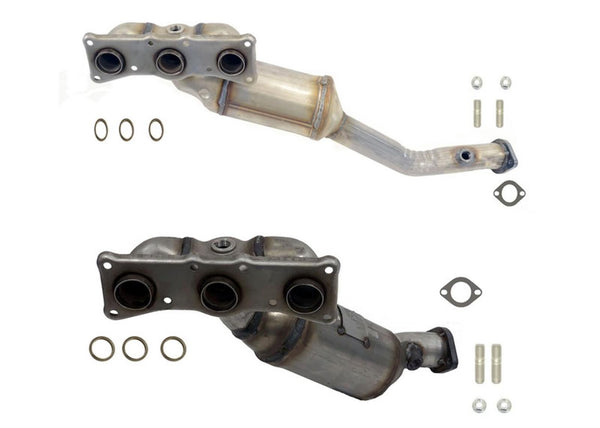 Front & Rear Catalytic Converters for BMW 328i 2007 2008 2009 2010 2011 2012