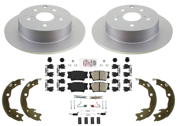 R Disc Brake Rotors Ceramic Pads for All Wheel Drive Toyota Matrix 2009-2013 2.4