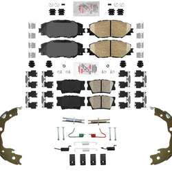 AME Ceramic Disc Brake Pads for All Wheel Drive Toyota Matrix 2009-2013 2.4L