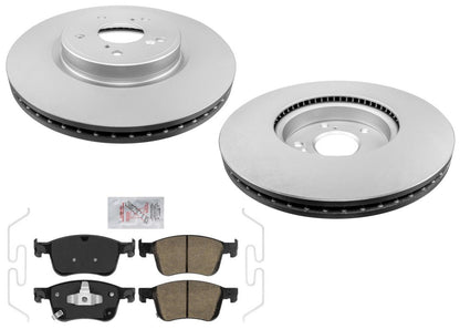 Front Coated Brake Rotors Ceramic Brake Pads For Honda Civic Si R 2022 2023 2024